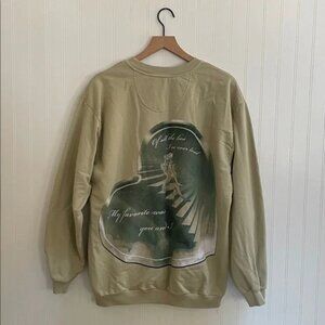 Boys lie Sweatshirt “Of All The Lies” green crewneck OS Pullover